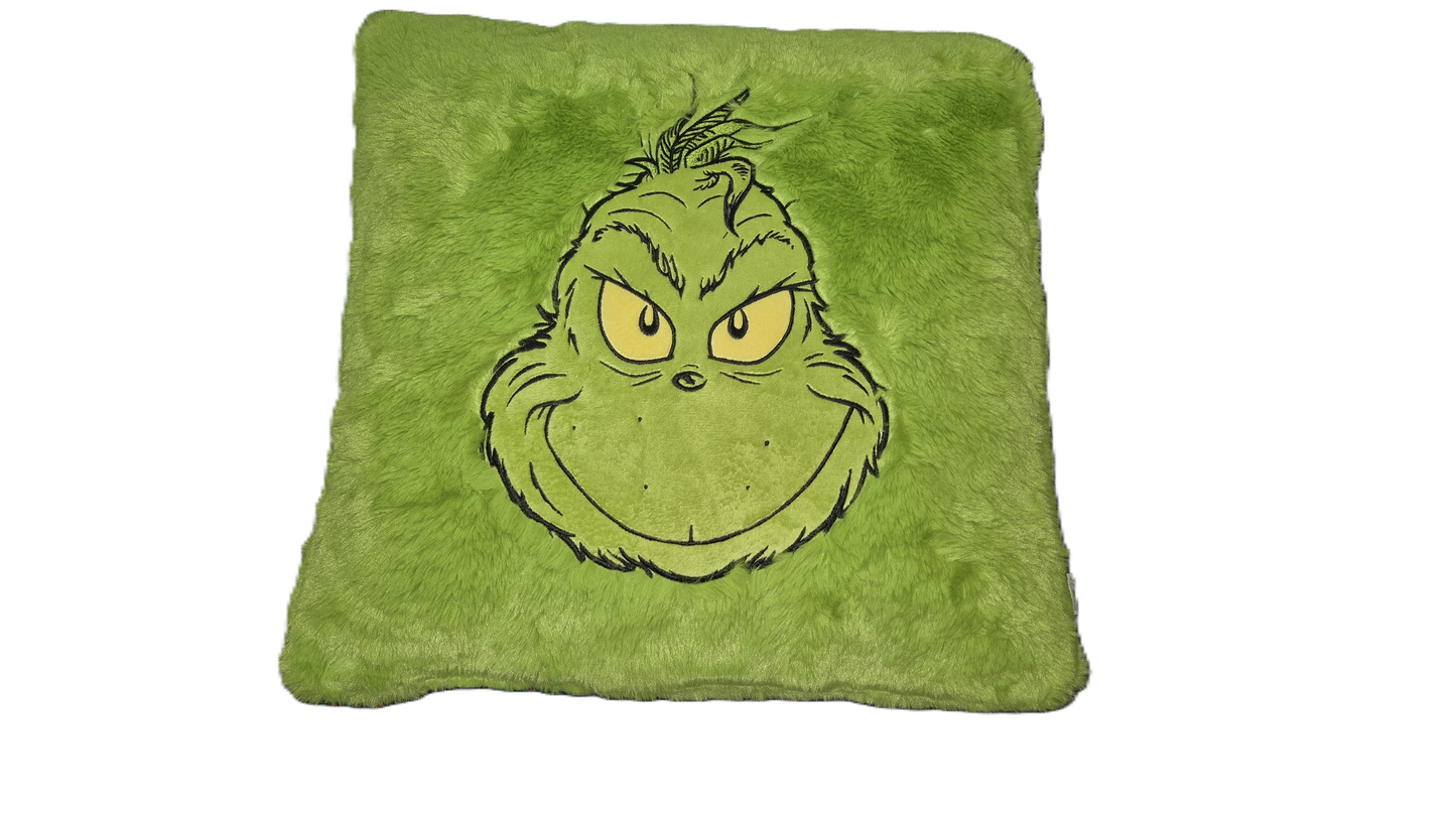 Grinch Frown Cushion
