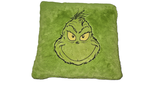 Grinch Frown Cushion