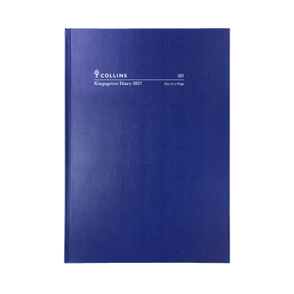 DIARY 2027 COLLINS KINGSGROVE A5 181.P59 DTP BLUE