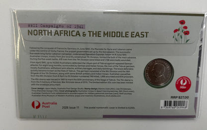2026 20C WWII CAMPAIGNS OF 1941 GREECE AND CRETE UNCIRCULATED COIN