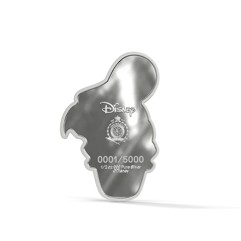 Iconic Expressions Mickey and Friends - Donald Duck 1/2oz Silver Collectible Coin