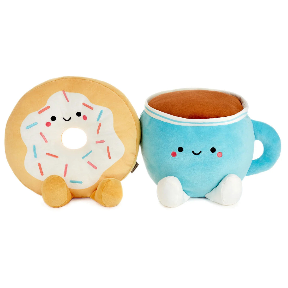 Hallmark Better Together Magnetic Plush - Coffee and Donut - Large