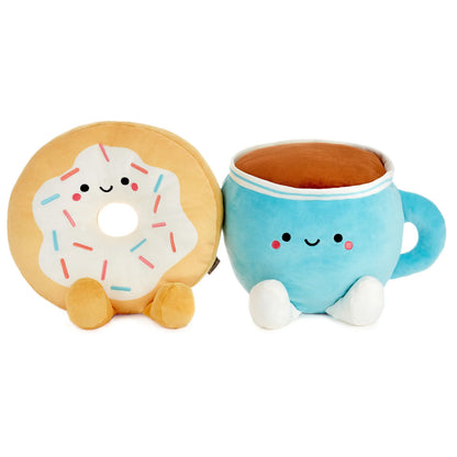 Hallmark Better Together Magnetic Plush - Coffee and Donut - Large