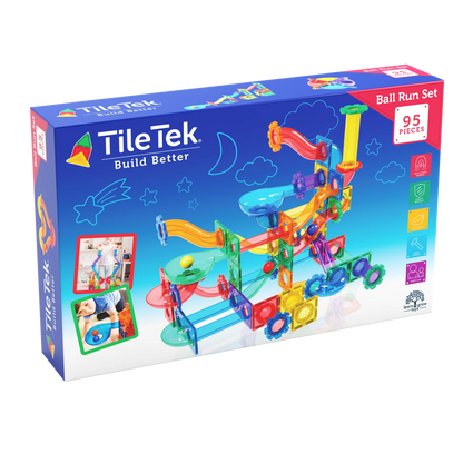 TILE TEK BUILD BETTER BALL RUN SET 95 PIECES