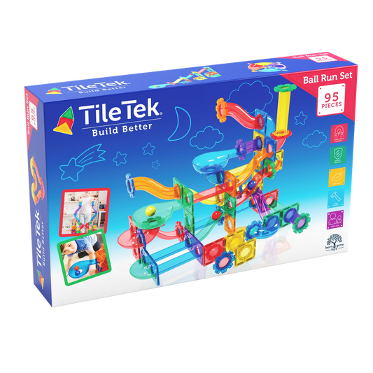 TILE TEK BUILD BETTER BALL RUN SET 95 PIECES