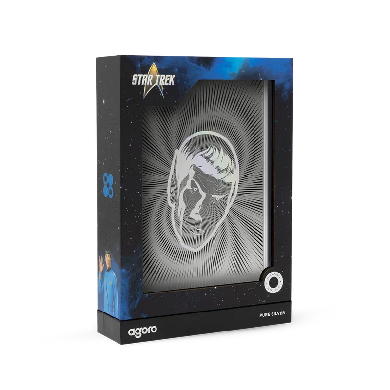 STAR TREK - SPOCK 5g SILVER COLLECTIBLE FOIL