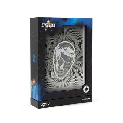 STAR TREK - SPOCK 5g SILVER COLLECTIBLE FOIL