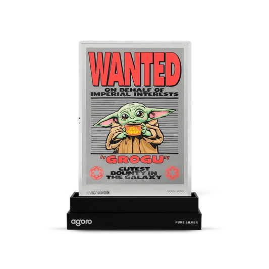 Star Wars: The Mandalorian Wanted: Grogu 5g Silver Collectible Foil