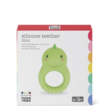 SILICONE TEETHER DINO