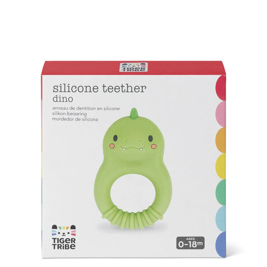 SILICONE TEETHER DINO
