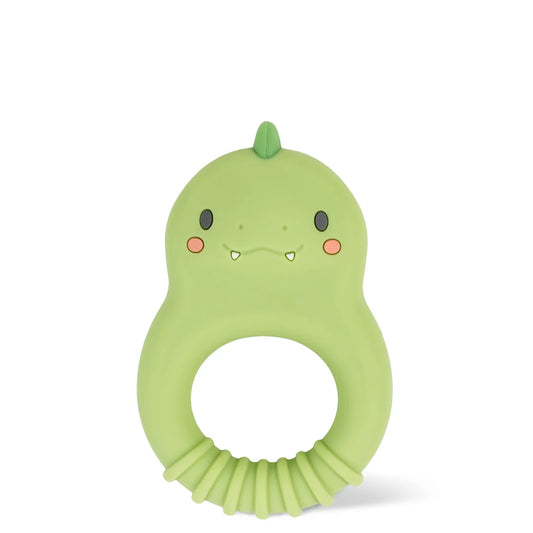 SILICONE TEETHER DINO