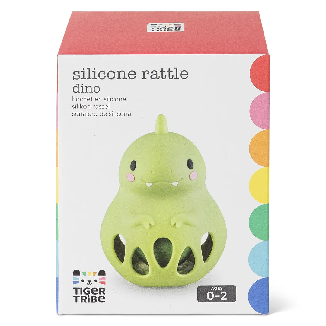 SILICONE RATTLE DINO