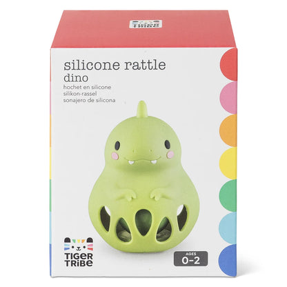 SILICONE RATTLE DINO