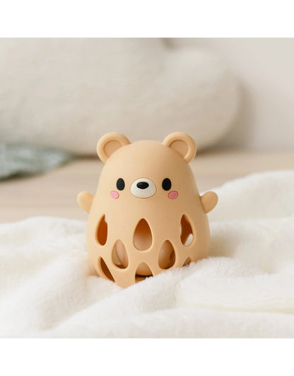 SILICONE RATTLE BEAR